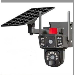 SOLAR KAMERA 4MP 360 DERECE GÖRÜŞ SİM KARTLI